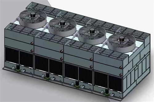 闭式冷却塔中的平衡管、风扇和侧风扇的功能是什么?